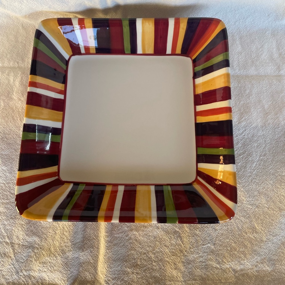Pampered Chef Square Plate